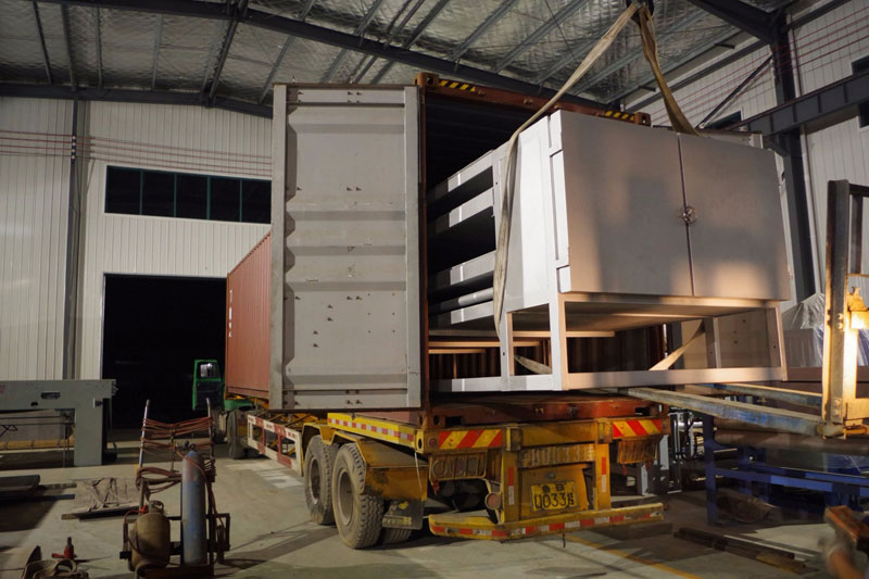 無紡布設(shè)備裝機發(fā)貨